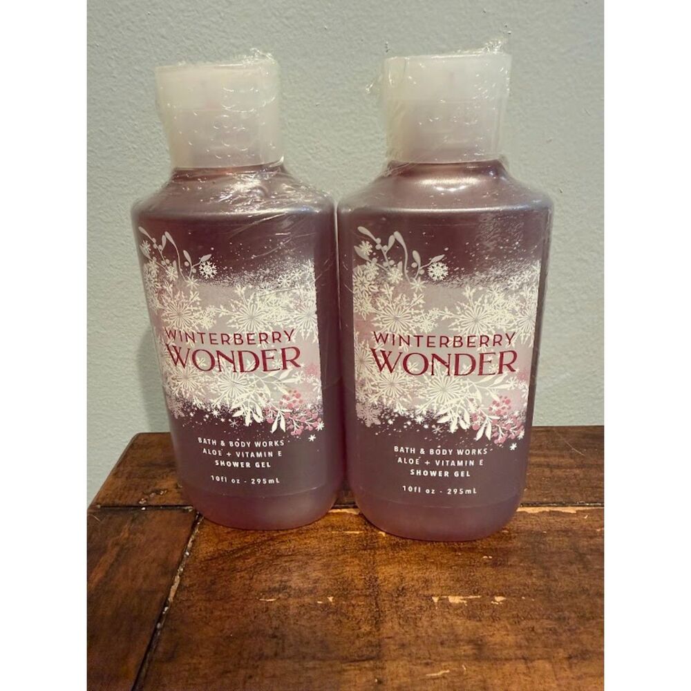 WINTERBERRY WONDER ALOE Body Wash Shower Gel 10 oz